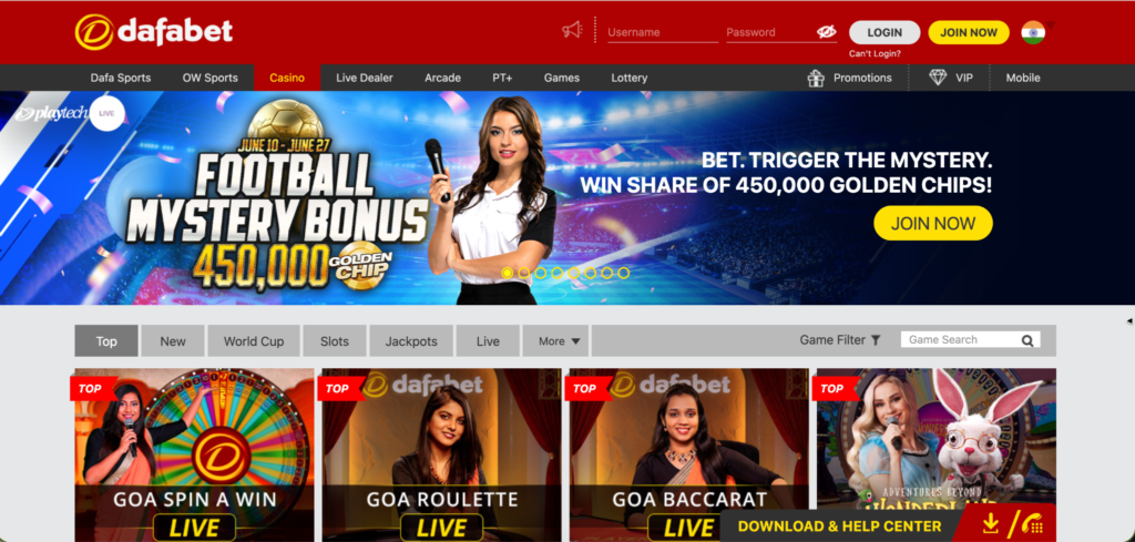 Dafabet Casino and Other Products