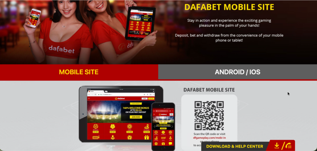 Registering via the Dafabet App
