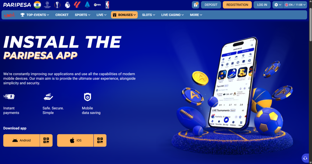 download the Paripesa App