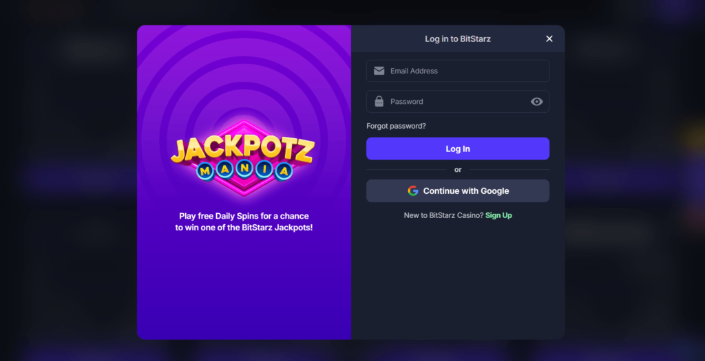 Bitstarz Login After Registration
