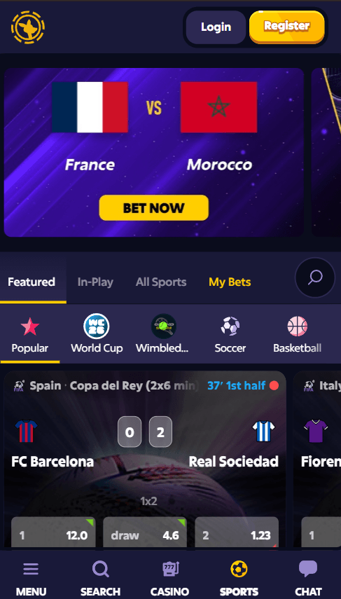 Roobet Mobile Experience