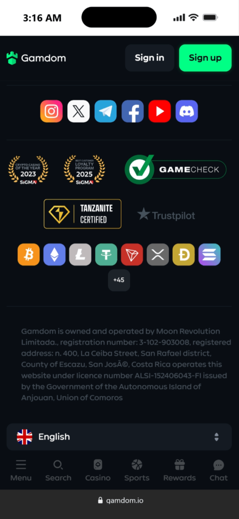Gamdom Safety and Responsible Gambling