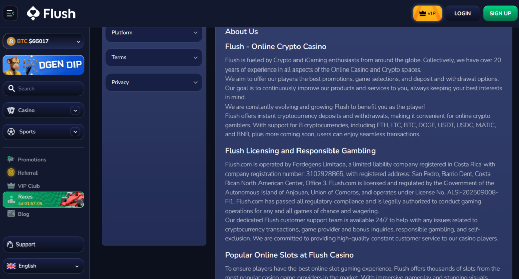 Flush Casino