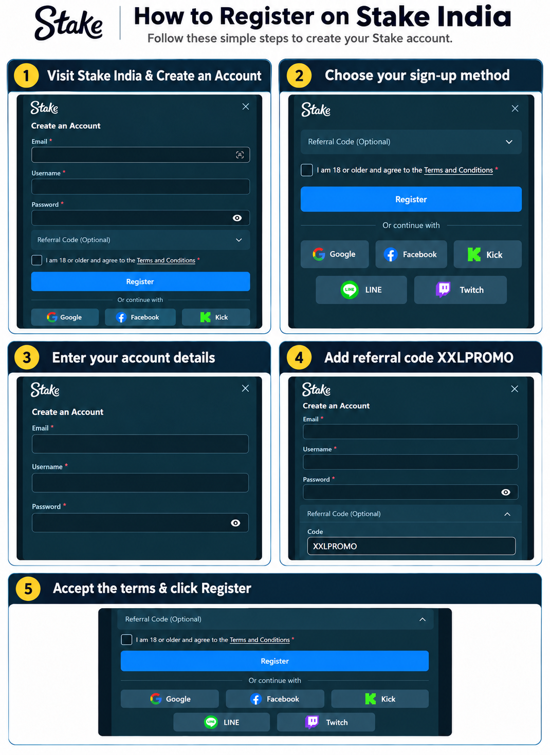 Stake promo code