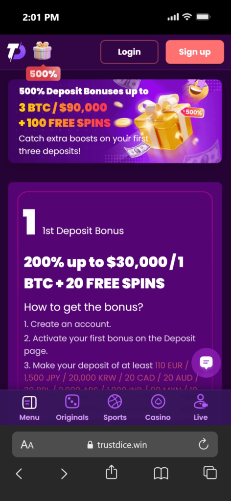 TrustDice Referral Code and Welcome Bonus Explained