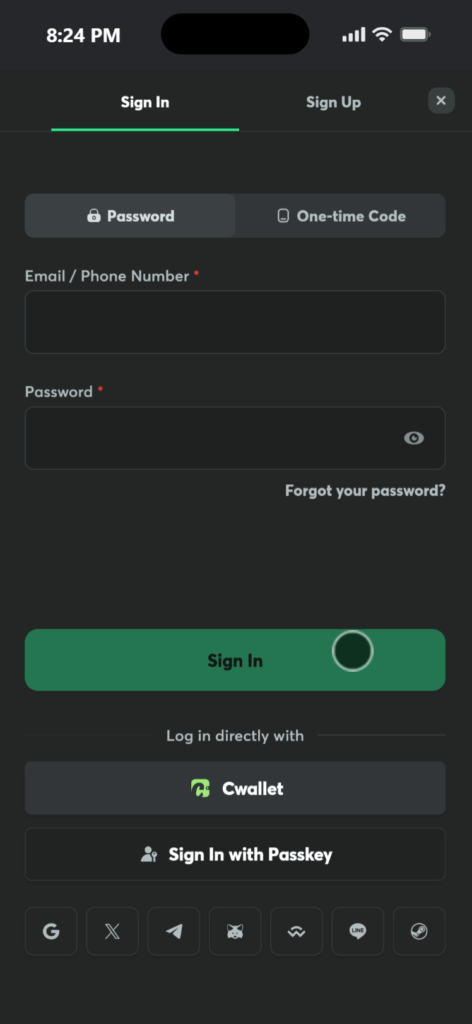 BC Game Login After Registration