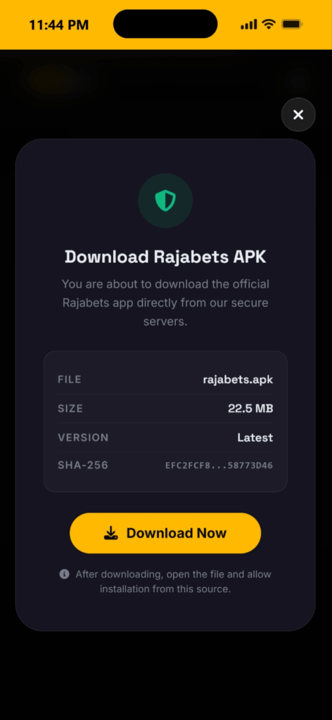 Rajabets App