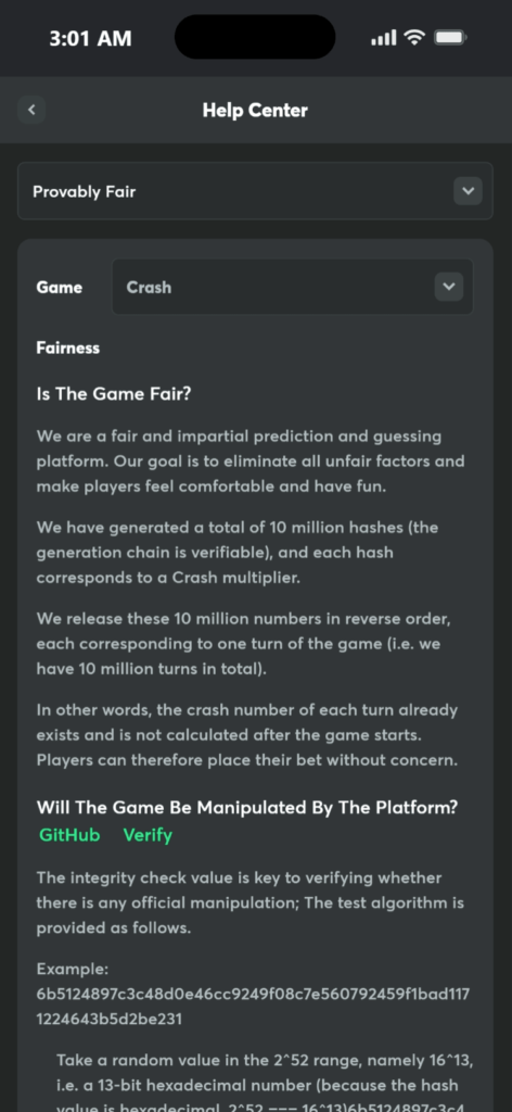 BC Game App help center