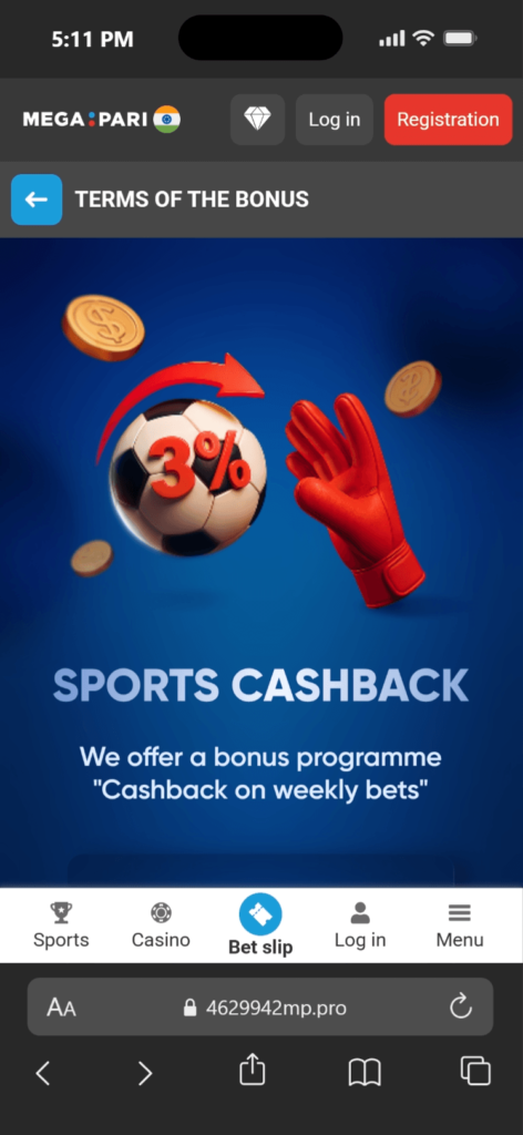Megapari Betting Features