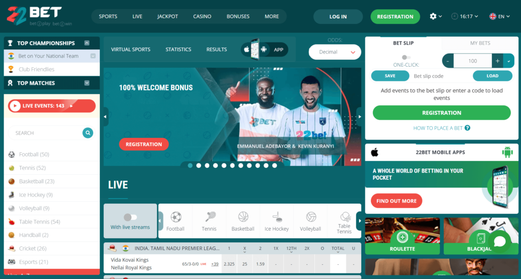 22Bet Promo Code