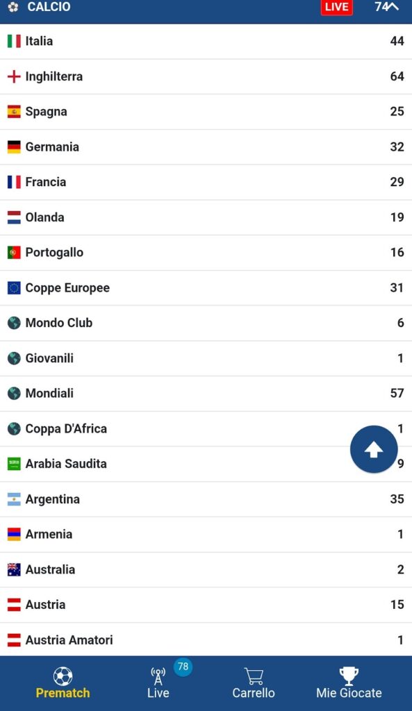 Scommesse sportive su StarVegas