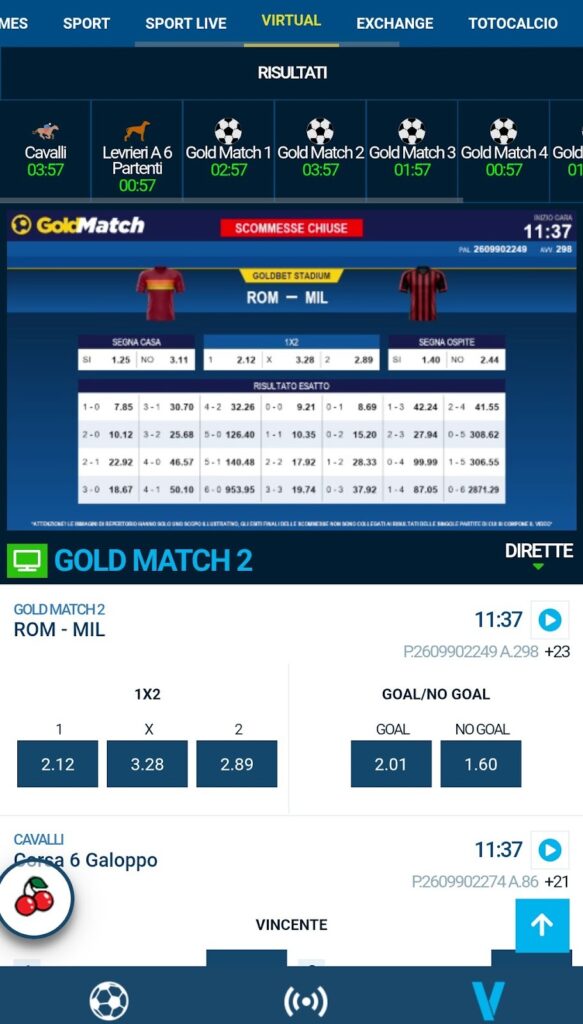 Scommesse Virtuali BetFlag