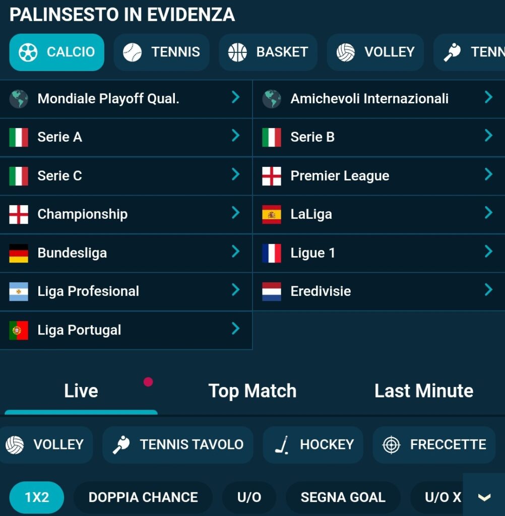 Scommesse Virtuali StarCasin&ograve;