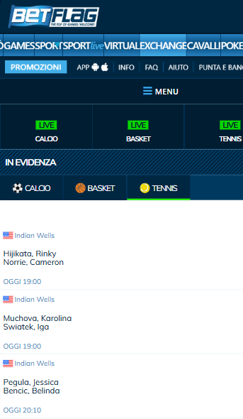 Confronto di Betflag con altri operatori del mercato