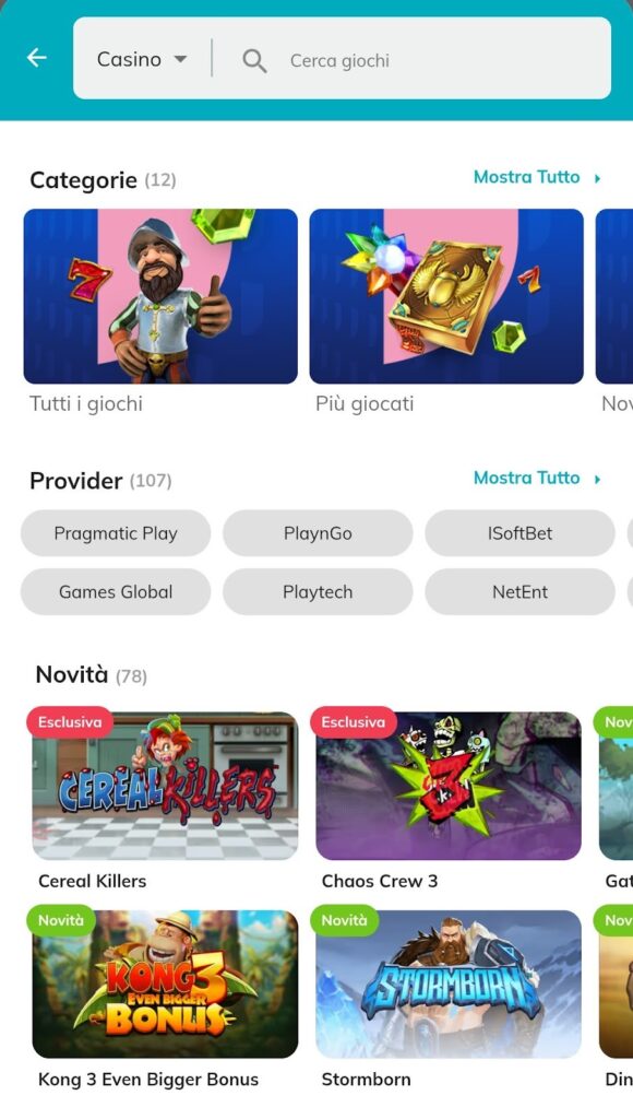 Recensione di StarCasin&ograve;