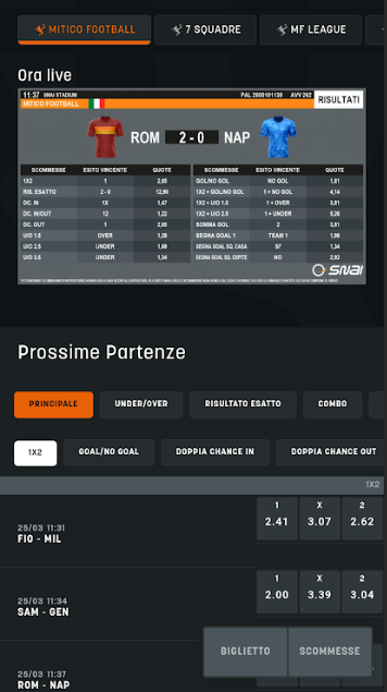 Scommesse Virtuali SNAI