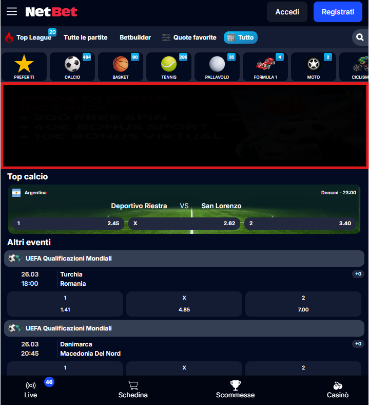 Recensione di NetBet