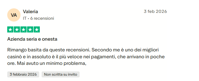 StarCasin&ograve; su TrustPilot