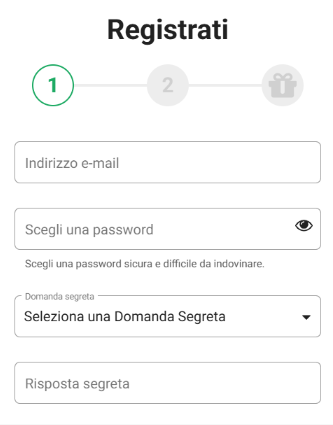 leovegas recensione - registrazione 2