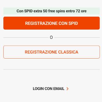 leovegas recensione - registrazione