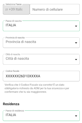 Registrazione a LeoVegas