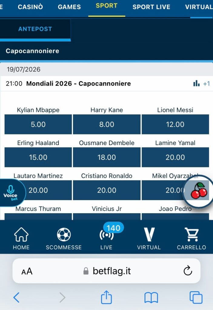 Betflag Mondiali