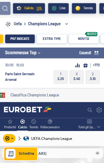 cash out Eurobet