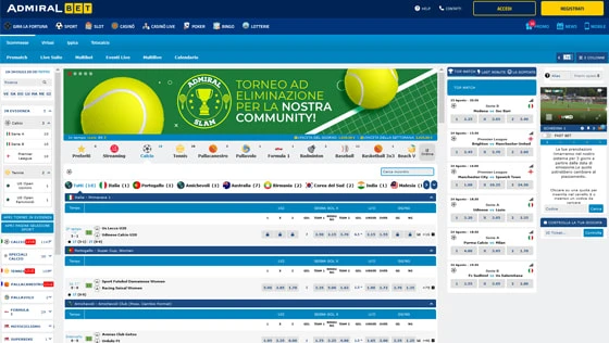 Bonus senza deposito AdmiralBet