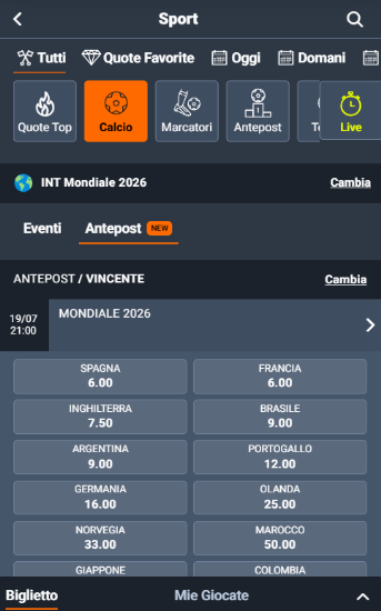 Snai Mondiali