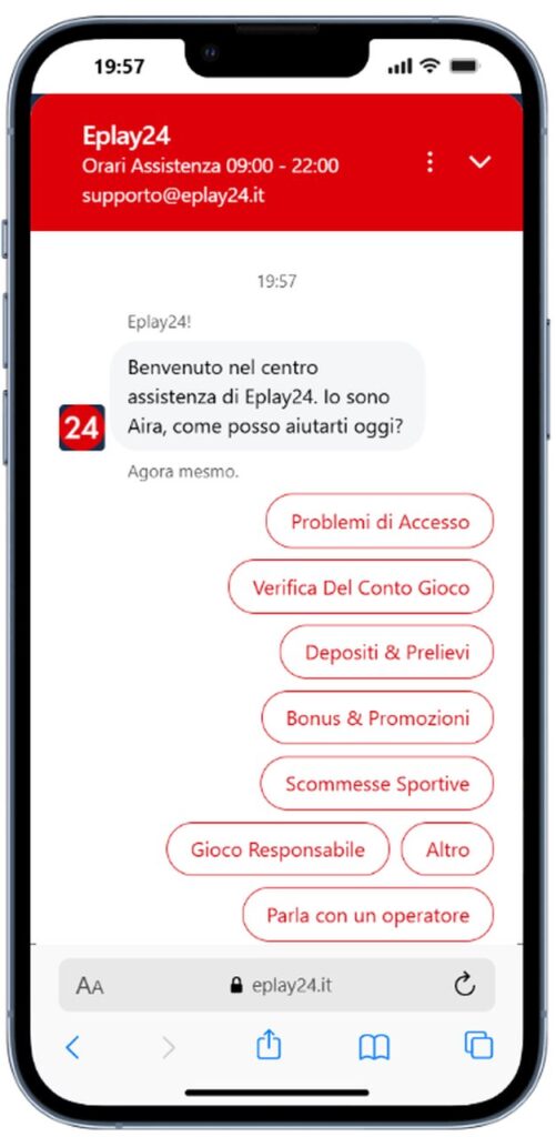 eplay24 assistenza