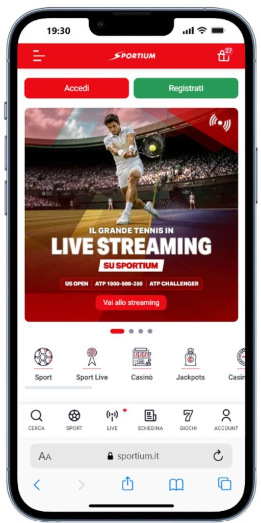 sportium live streaming