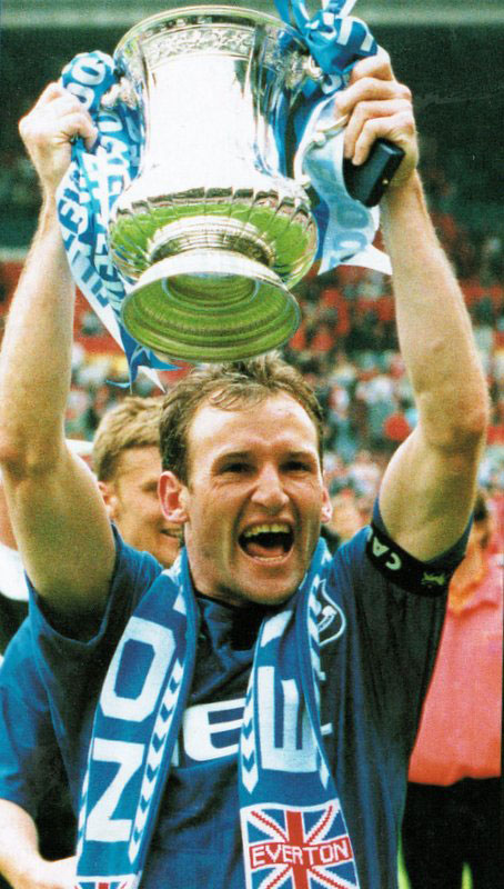 Watson with the FA Cup in 1995