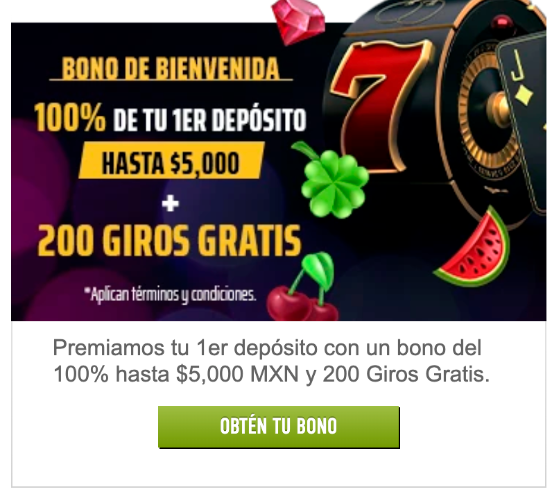 bono de bienvenida Sportium Casino