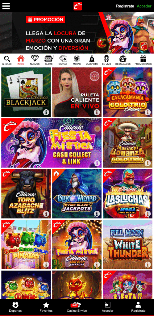 Caliente casino en México