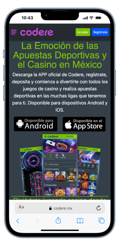 cómo descargar la codere app en México