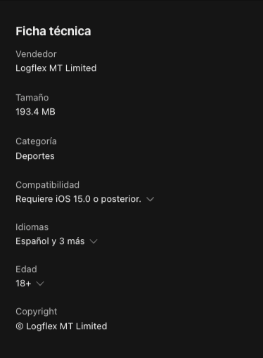 requisitos y compatibilidad Novibet app iOS