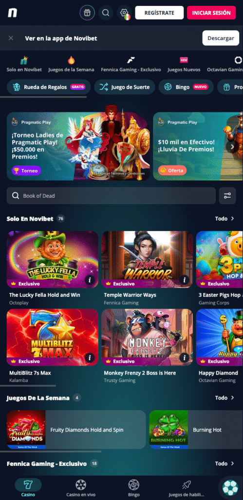 Novibet: mejores casinos online en México