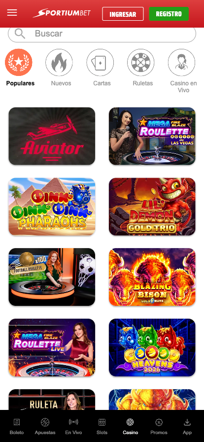 Sportiumbet casino online