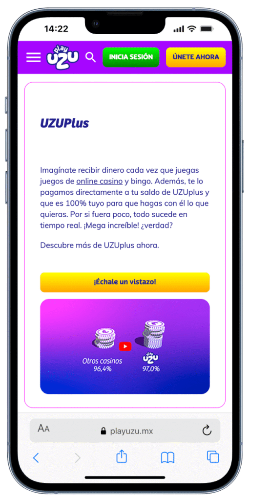 uzuplus - cashback de PlayUZU