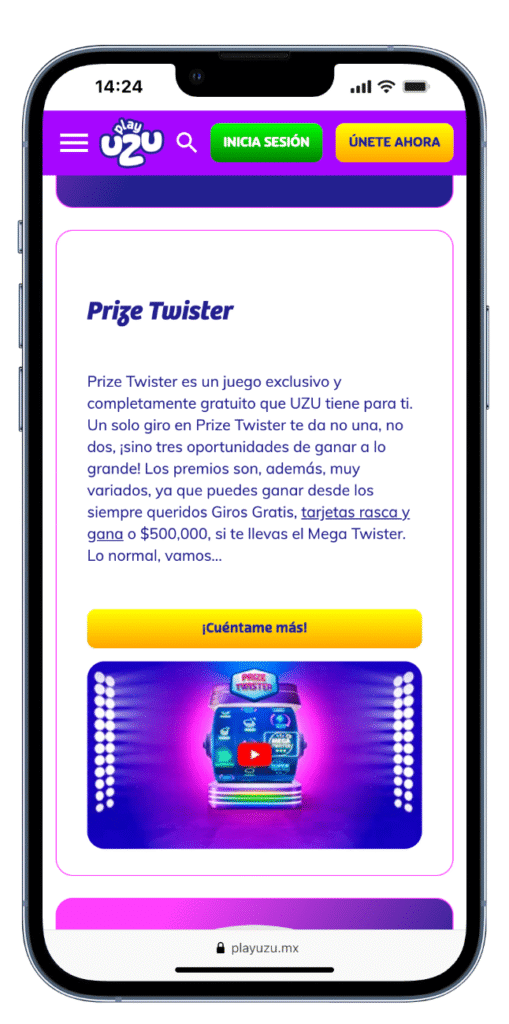 Prize Twister PlayUZU
