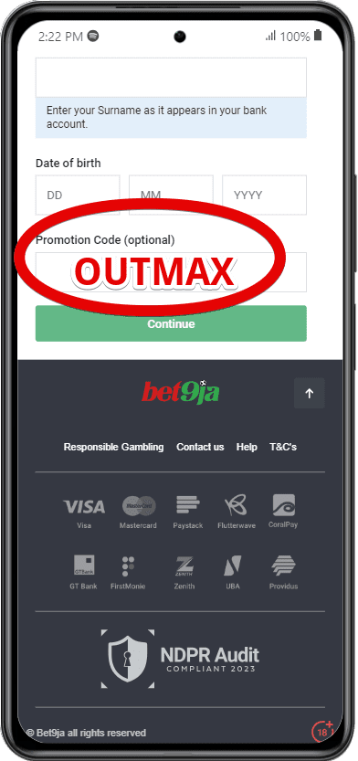 Informative Image Bet9ja promo code