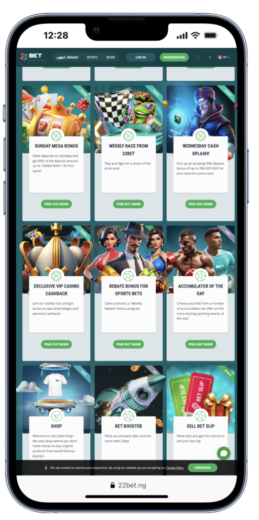 22bet existing customers offers