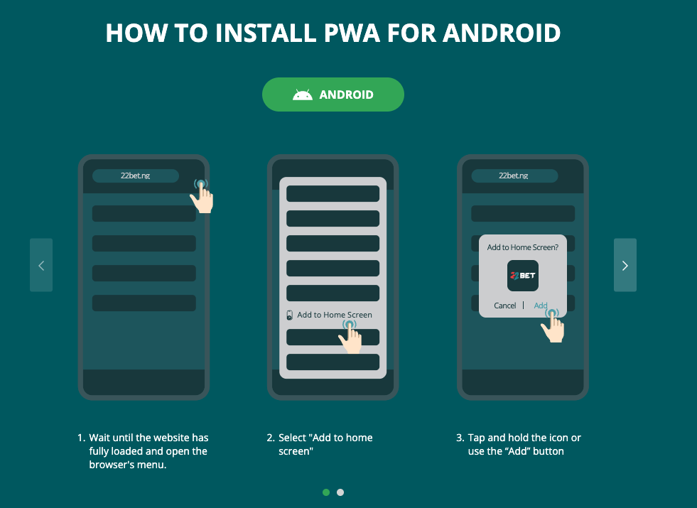 22bet android how to