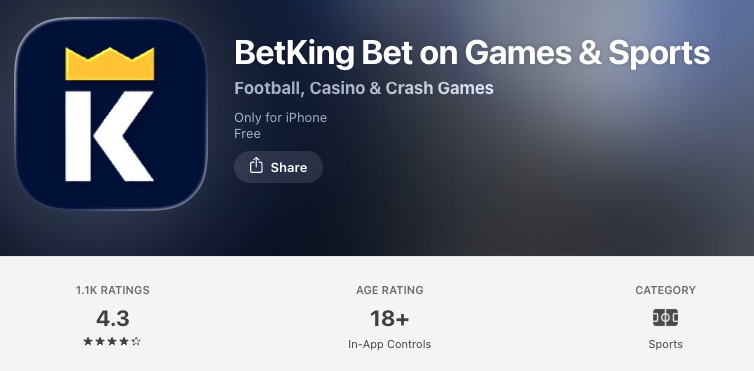 betking app ios