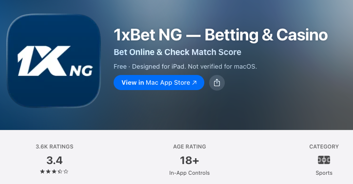 1xbet app ios