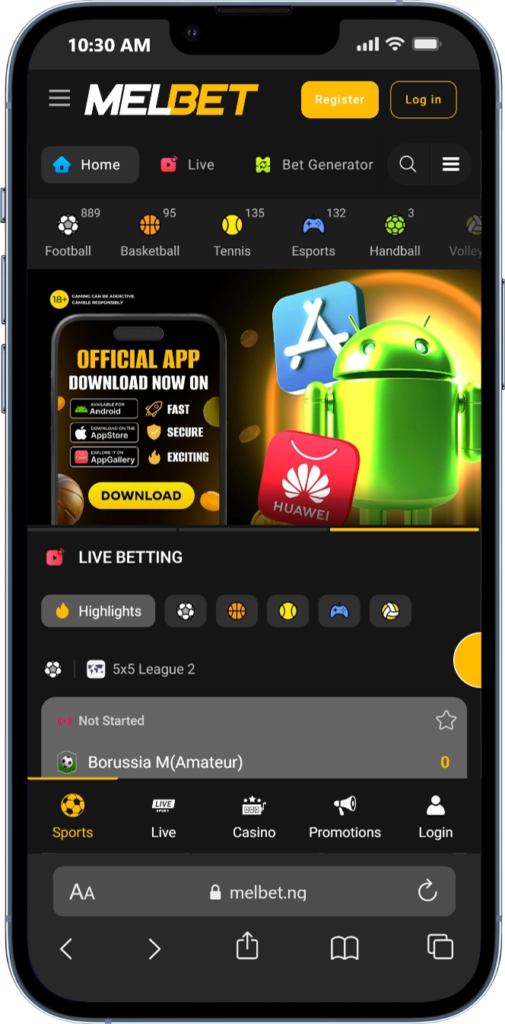 Download the Melbet App