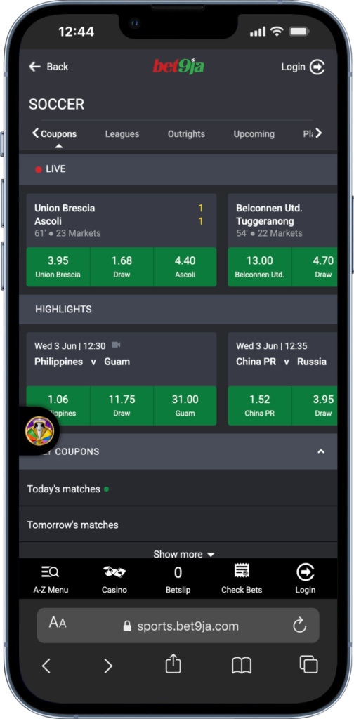 Bet9ja Football Betting Review