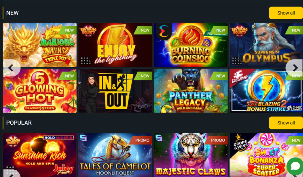 Betwinner Nigeria casino