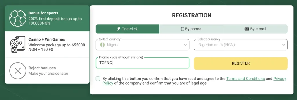 Betwinner review