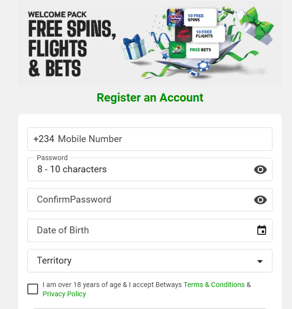 Betway bonus code